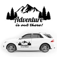 NAKLEJKA NA SAMOCHÓD las adventure KAMPER przyczepę kempingową camper 50 cm
