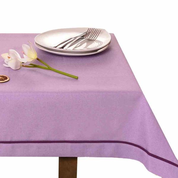 OBRUS/LEN/LILA/150X260 zdjęcie 1