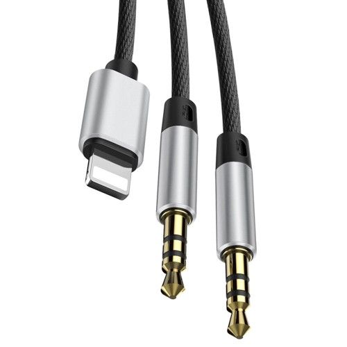 Kabel BASEUS L33 audio 2x + Lighting Apple na Arena.pl