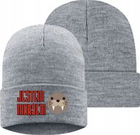 Czapka zimowa TWÓJ WŁASNY HAFT LOGO NAPIS GRAFIKA JESTEM MORSEM PREZENT