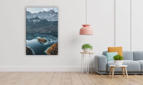 OBRAZ NA PŁÓTNIE 141 Staw w górach 20x30cm na Arena.pl