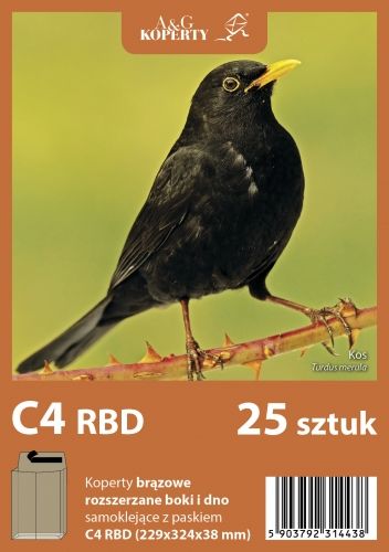 KOPERTY C4 RBD 25SZT A&G BRĄZOWE zdjęcie 1