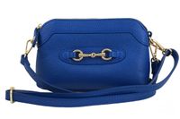 Mała torebka wizytowa skórzana - Chabrowa