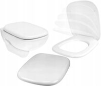 Deska sedesowa wc do KOŁO STYLE antybakteryjna wolny opad wypinana