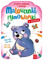 Malowanki rymowanki z misiem. Czytam sylabami i koloruję