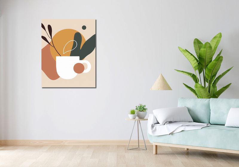 Obraz 70x90cm Ranna Kawka zdjęcie 2