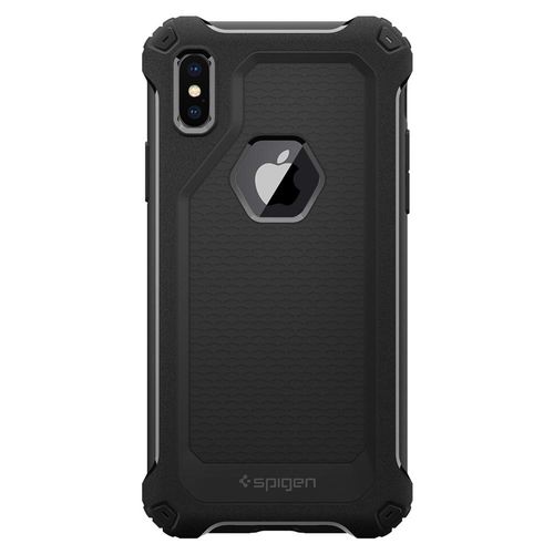 SPIGEN RUGGED ARMOR EXTRA Apple iPhone X - BLACK +szkło na Arena.pl