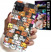 ETUI DO SAMSUNG GALAXY A22 5G - PLECKI W SŁODKIE KOTKI, KOTY, OBUDOWA