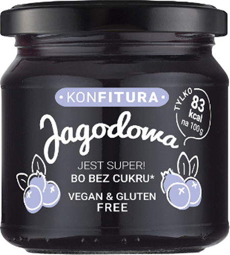 DEVALDANO - KONFITURA BEZ CUKRU - JAGODOWA 190g / słoik na Arena.pl