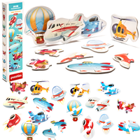 edukacyjne puzzle samoloty 16 el cubika dla dzieci 15283