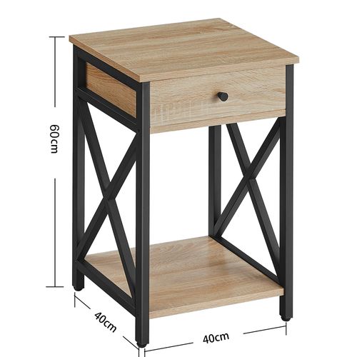 Stolik Szafka - sonoma - LET022B11 na Arena.pl