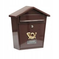VOREL SKRZYNKA NA LISTY 380 x 320 x 105mm BRĄZ 78582
