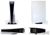 Uchwyt wieszak mocowanie ścienne pion poziom dla PlayStation 5 PS5 biały