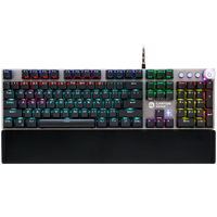 canyon klawiatura gamingowa nightfall gk-7 rgb przewodowa szara