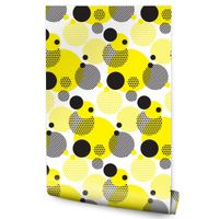 Tapeta Młodzieżowa Komiks KROPKI Wzór Geometryczny