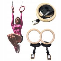 KÓŁKA GIMNASTYCZNE FITNESS OBRĘCZE DO ĆWICZEŃ MOOSE TAŚMY KOŁA