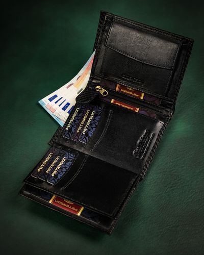 skórzany portfel męski z systemem rfid - peterson na Arena.pl