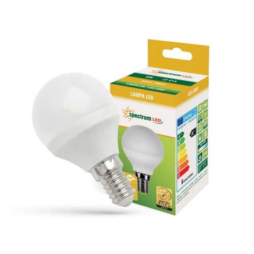 Żarówka LED kulka E14 230V 6W neutral NW WOJ13756 SPECTRUM na Arena.pl