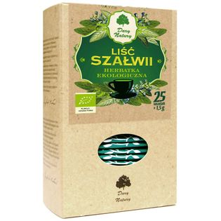 Herbatka liść szałwii bio 25 x 1,5 g - dary natury