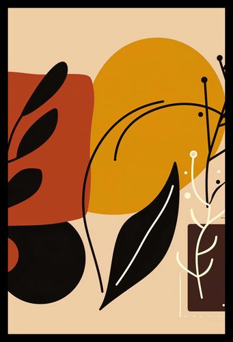 Plakat 61x91,5cm Ciepłe Kontury na Arena.pl