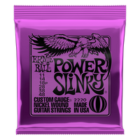 Struny do gitary elektrycznej Ernie Ball 2220 Power Slinky Nickel 11-48