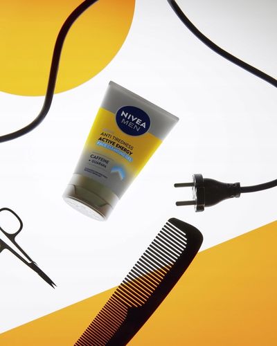 NIVEA MEN Active Energy Żel do mycia twarzy energetyzujący męski 100ml na Arena.pl