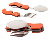 M-Tac Niezbędnik turystyczny NÓŻ SKŁADANY Widelec EDC Survival Biwak