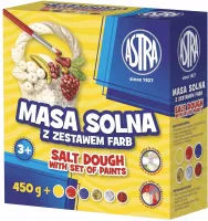 Masa solna z farbami