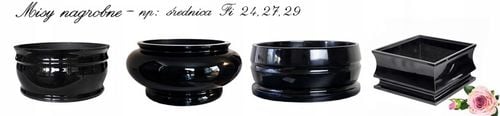 Misa nagrobna M5 CZARNA POŁYSK - fi 29 - 29x13 na Arena.pl