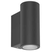 Lampa elewacyjna metalowa Lenta OWL-2026A-2-GU10 Italux IP54 czarny