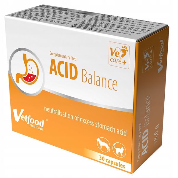 VetFood ACID Balance 30 kapsułek zdjęcie 1