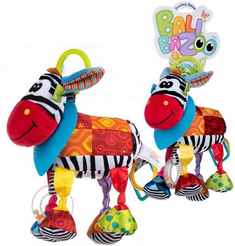 BalibaZoo OSIOŁEK DAVE Grzechotka Gryzak Szeleścik Metki ZAWIESZKA DO WÓZKA na Arena.pl