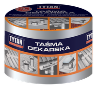 TAŚMA USZCZELNIAJĄCA DEKARSKA 15CM*10MB SREBRNA/ALUMINIOWA - TAS DEK 15 1