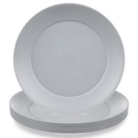 6x Talerze Plastikowe Deserowe Małe Wielorazowe Turystyczne Piknikowe