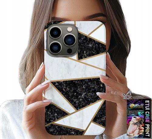 ETUI DO IPHONE 14 PRO MAX - ELEGANCKIE MODNE WZORY CASE + SZKŁO na Arena.pl