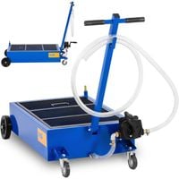zlewarka wózek podłogowy do wymiany oleju z pompą ręczną 20l/min 75 l