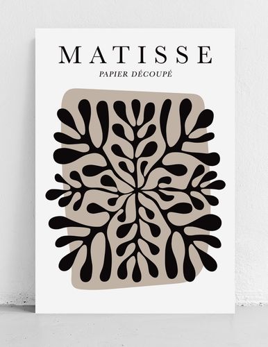 Plakat matisse czarny liść 61x91 cm na Arena.pl
