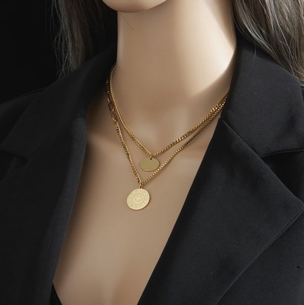 Pozłacany Naszyjnik Stal Chirurgiczna Złoty 18K zdjęcie 7