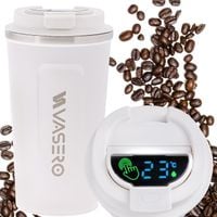 KUBEK TERMICZNY 510ml TERMOS na herbatę kawę WYŚWIETLACZ LCD TEMPERATURA