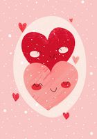 Plakat 70x100cm Ciepło Serca