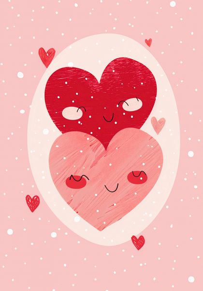 Plakat 70x100cm Ciepło Serca zdjęcie 1