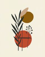 Plakat 40x50cm Kontrast w Botanice