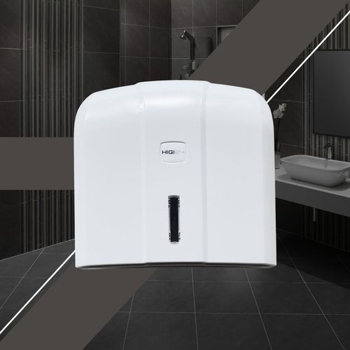 Pojemnik Dozownik Podajnik ręczniki papierowe ZZ Biały Naścienny ATEST PZH na Arena.pl