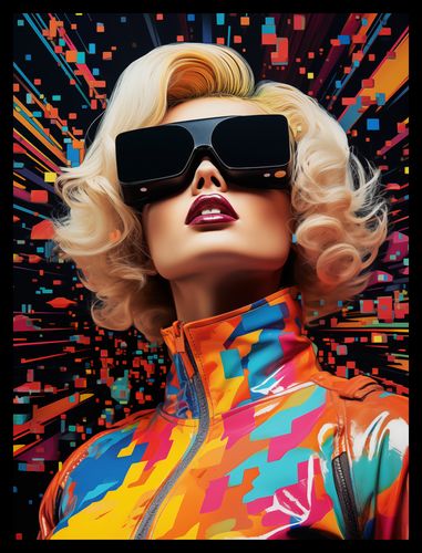 Plakat 30x40cm Retro Futuryzm na Arena.pl