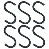 Haczyki Wieszaki Kuchenne Czarne Reling Przybory