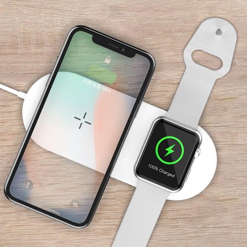 Ładowarka indukcyjna Devia Smart 2w1 biała 12W na Arena.pl