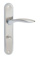 KLAMKA DRZWIOWA BLANKA 72MM WC KOLOR CHROM