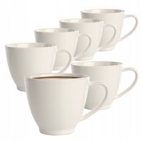 Zestaw filiżanek 6 szt porcelanowych filiżanki 250 ml Karolina Polska