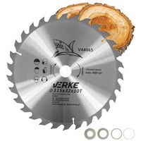 PIŁA TARCZA WIDIOWA DO CIĘCIA DREWNA 315x32 60 ZĘBÓW VERKE V44065