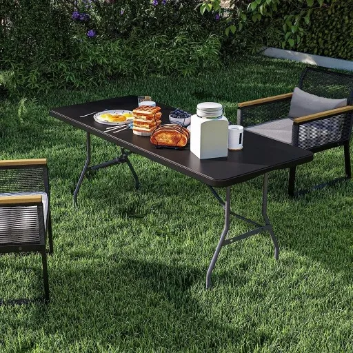 STÓŁ ROZKŁADANY OGRODOWY CATERINGOWY SKŁADANY WALIZKA GRATIS + 2 ŁAWKI zdjęcie 8
